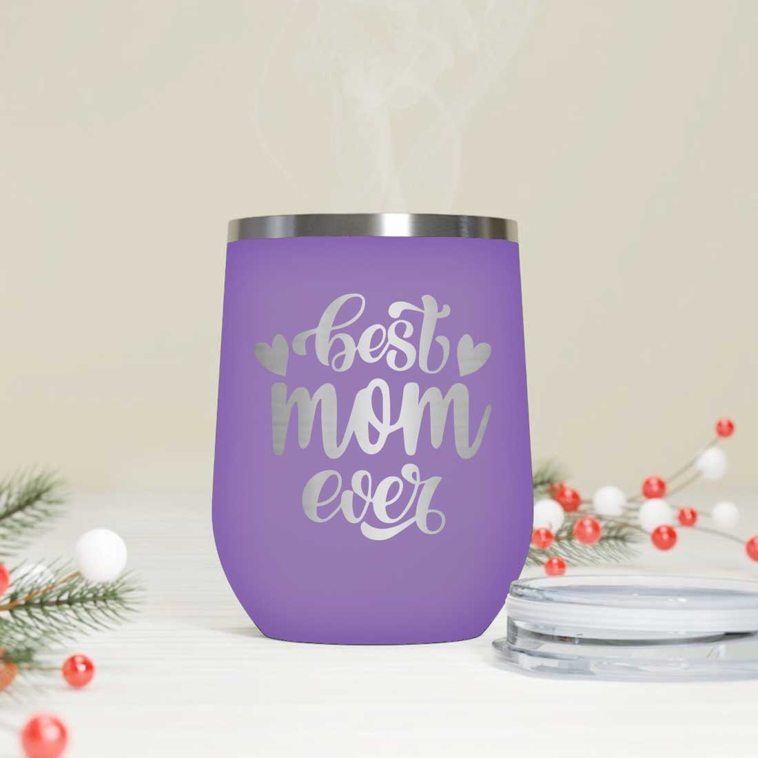 Designer Travel Coffee Mug With Lid Gift for Mom Mothers Day Gifts - Best Mom Ever - Image 27