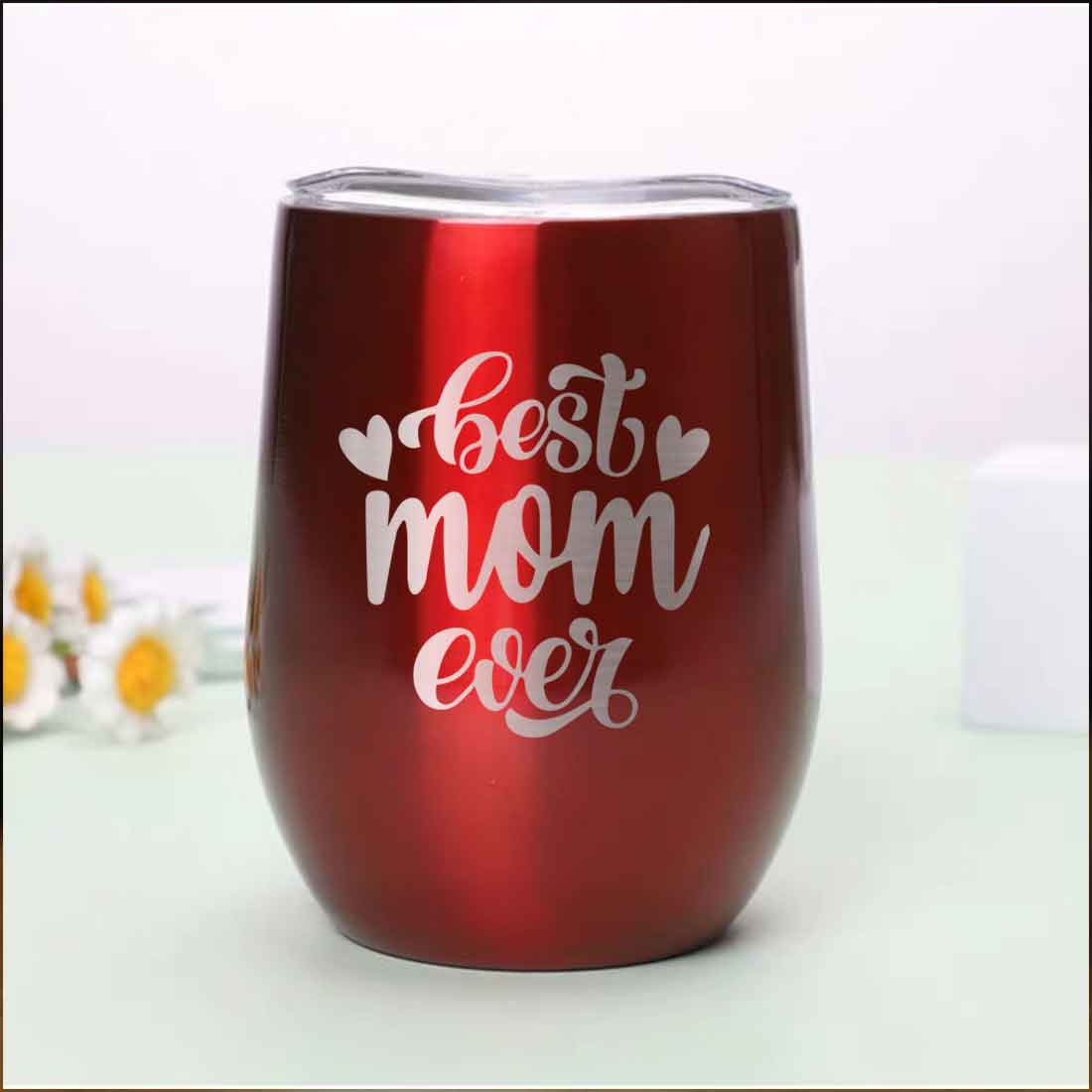 Designer Travel Coffee Mug With Lid Gift for Mom Mothers Day Gifts - Best Mom Ever - Image 33