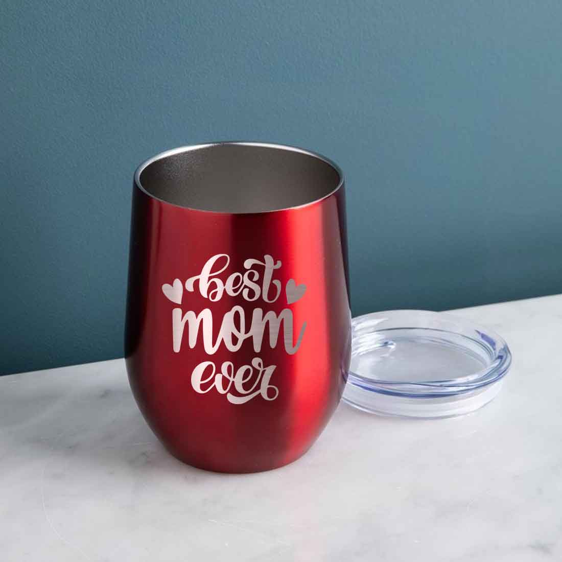 Designer Travel Coffee Mug With Lid Gift for Mom Mothers Day Gifts - Best Mom Ever - Image 34