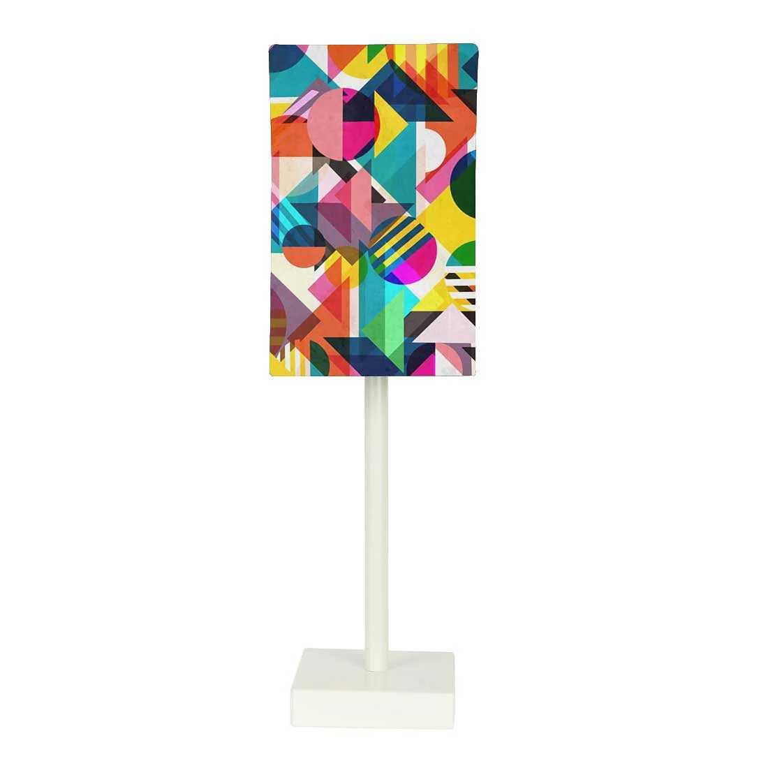 Tall Table Lamp For Living Rooms - Mulicolour ply