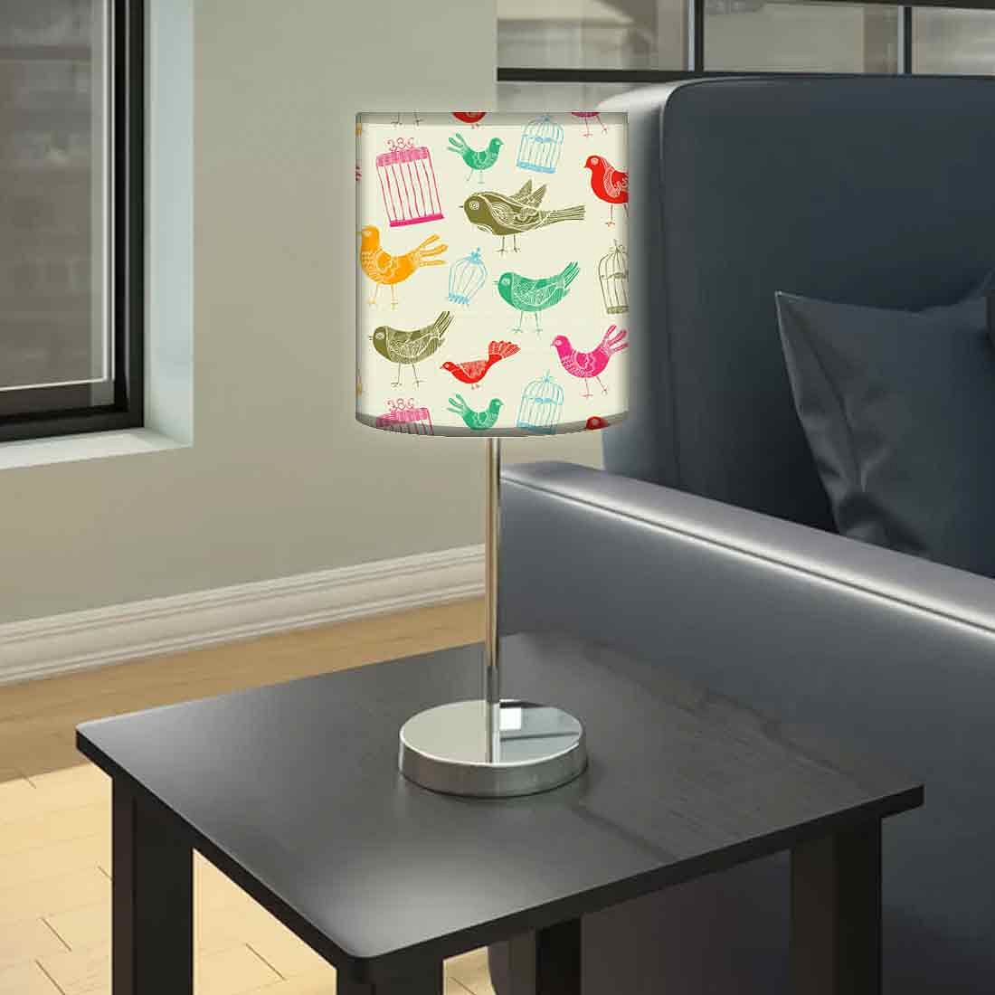 Stainless Steel Table Lamp For Living Room Bedroom -   Vintage Cages & Birds - Image 3