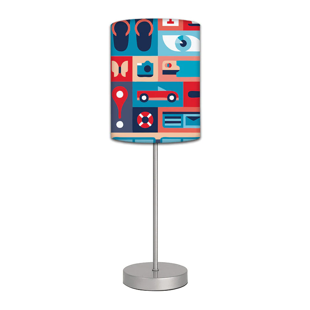 Stainless Steel Table Lamp For Living Room Bedroom - Retro Elements ( Nautica )