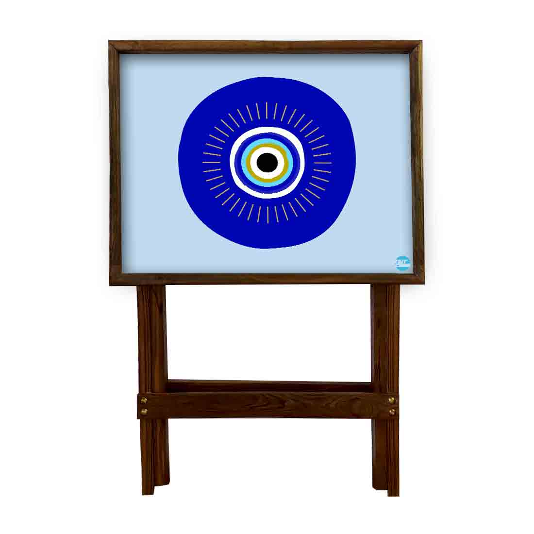 Folding TV Tray Table for Living Room Bedroom Side Tables - Evil Eye Protector - Image 9