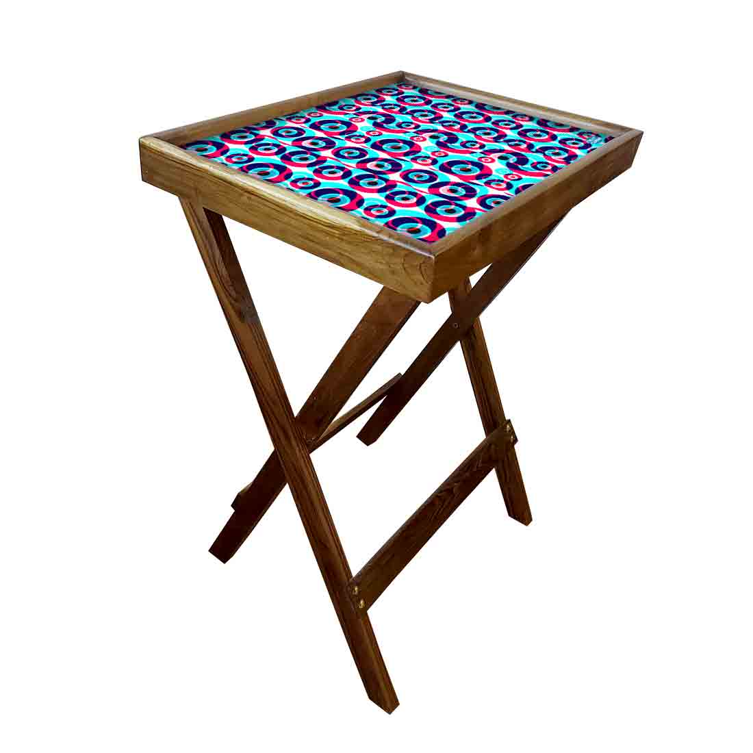 Wooden TV Tables for Eating Breakfast Serving Table - Evil Eye Protector - Image 31