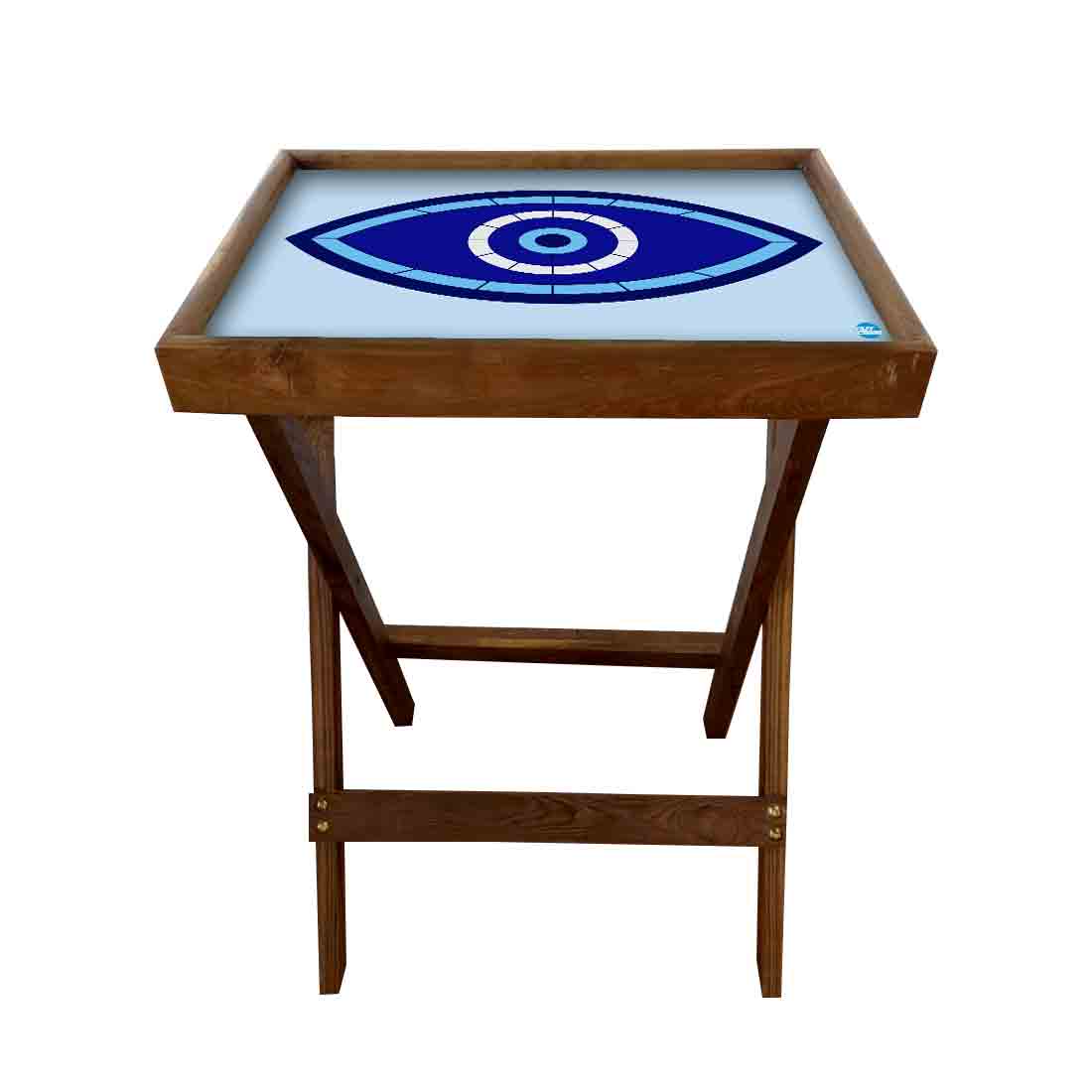 Foldable Living Room Tray Table Serving Corner Rack - Evil Eye Protector - Image 21