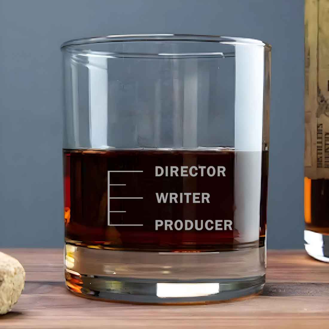 Designer Whiskey Glass for Mixed Drinks Bourbon - DIRECTOR WRITER PRODUCER Filmy - Image 3