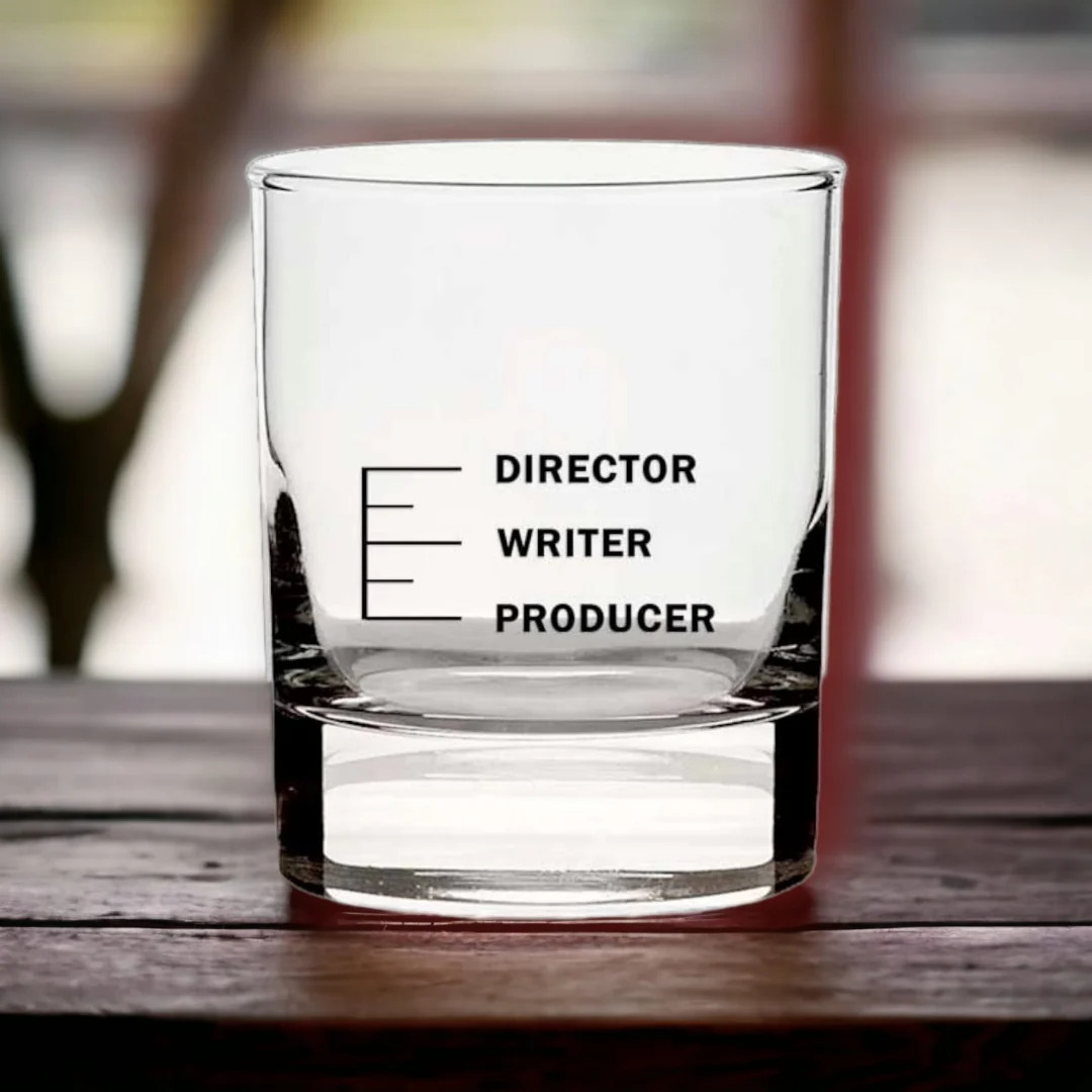 Designer Whiskey Glass for Mixed Drinks Bourbon - DIRECTOR WRITER PRODUCER Filmy - Image 4