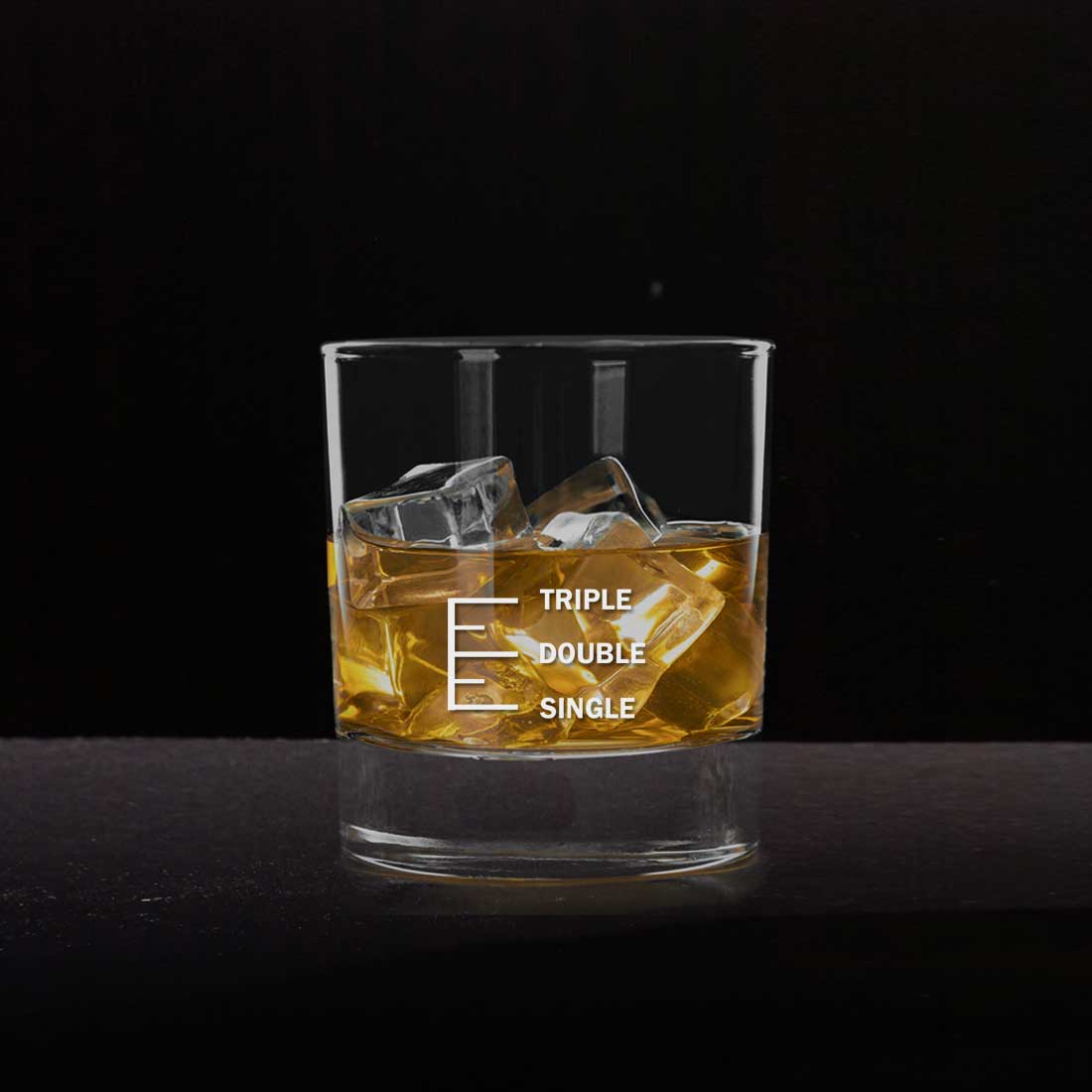 Whiskey Glasses Liquor Glass-  Anniversary Birthday Gift Funny Gifts for Husband Bf - SINGLE DOUBLE TRIPLE - Image 7