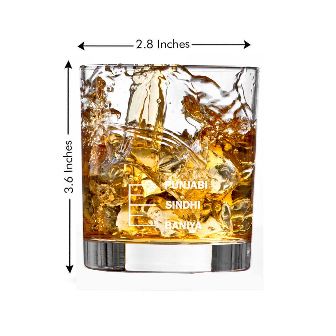 Whiskey Glasses Liquor Glass- Anniversary Birthday Gift Funny Gifts for Husband Bf - BANIYA SINDHI PUNJABI - Image 10