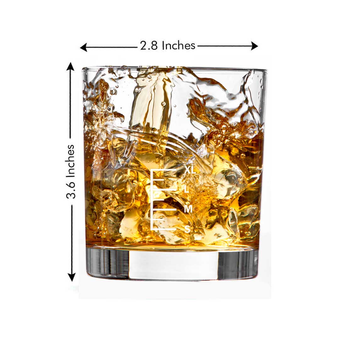 Whiskey Glasses Liquor Glass- Anniversary Birthday Gift Funny Gifts for Husband Bf - S M L XL - Image 11