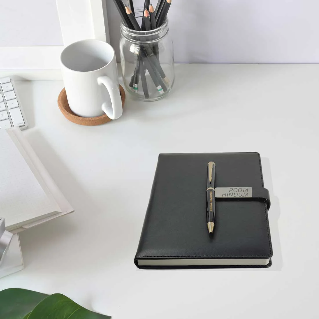 Custom Diary and Pen with Name Gift Combo - Perfect Corporate Gift - Image 2