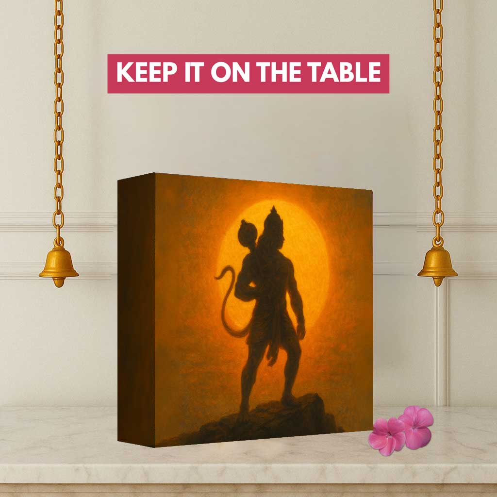 Divine Hanuman Light – LED Spiritual Lamp for Home Temple, Table & Wall Décor - Image 3