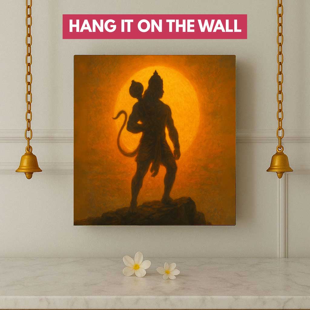 Divine Hanuman Light – LED Spiritual Lamp for Home Temple, Table & Wall Décor - Image 4