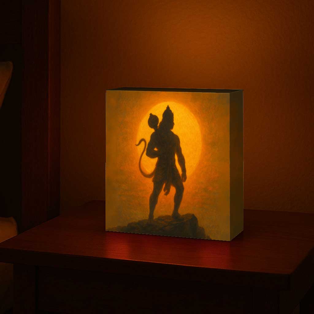 Divine Hanuman Light – LED Spiritual Lamp for Home Temple, Table & Wall Décor - Image 5