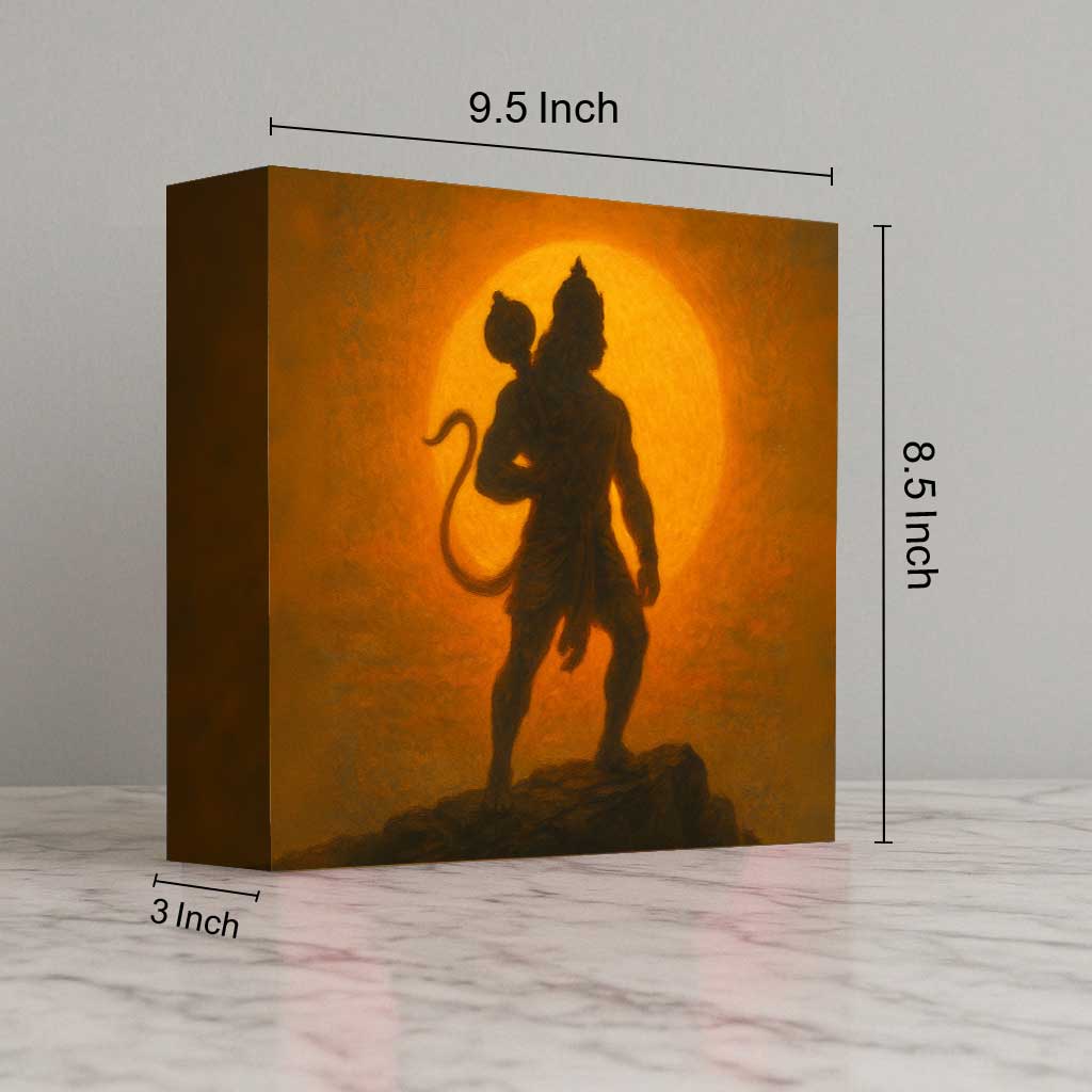 Divine Hanuman Light – LED Spiritual Lamp for Home Temple, Table & Wall Décor - Image 6