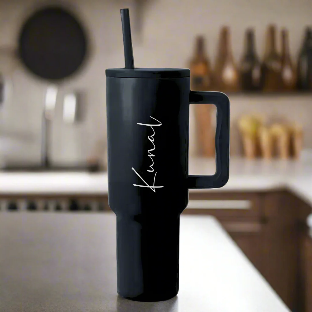 Personalized Diwali Gift Set – Custom Tumbler & Insulated Bottle with Candle - Image 3