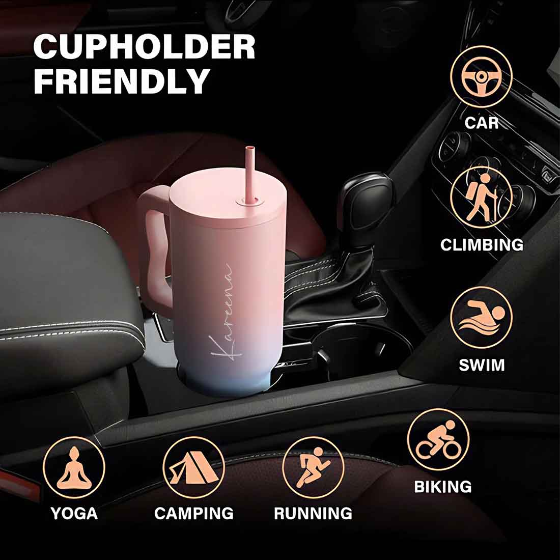 Personalized Diwali Gift Set – Custom Tumbler & Insulated Bottle with Candle - Image 5
