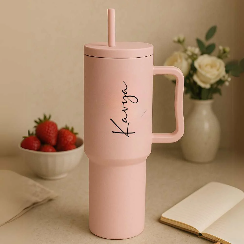 Personalized Diwali Gift Set – Custom Tumbler & Insulated Bottle with Candle - Image 8