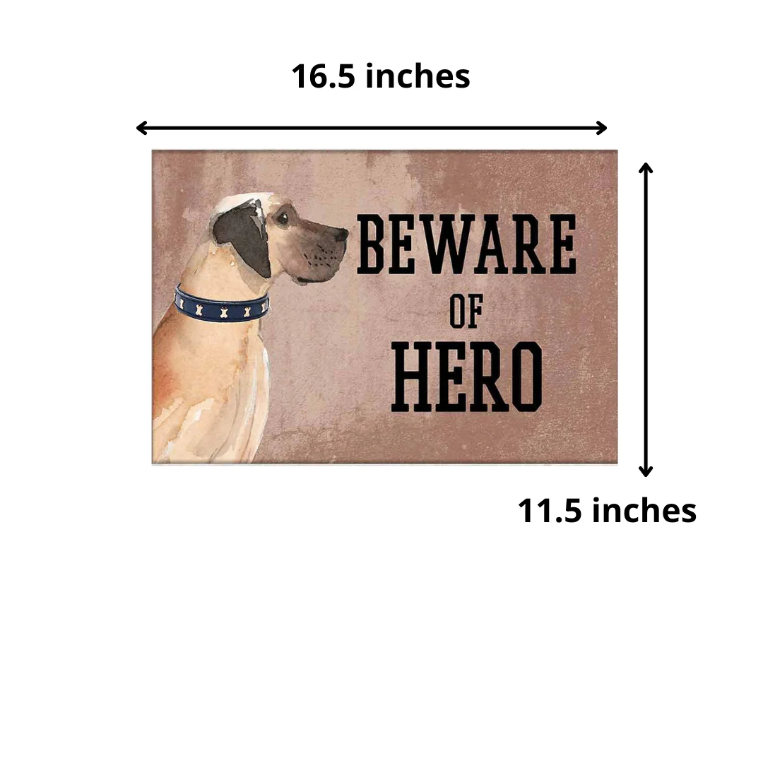Personalized Dog Name Plates Beware Of Dog Sign - Great Dane - Image 5