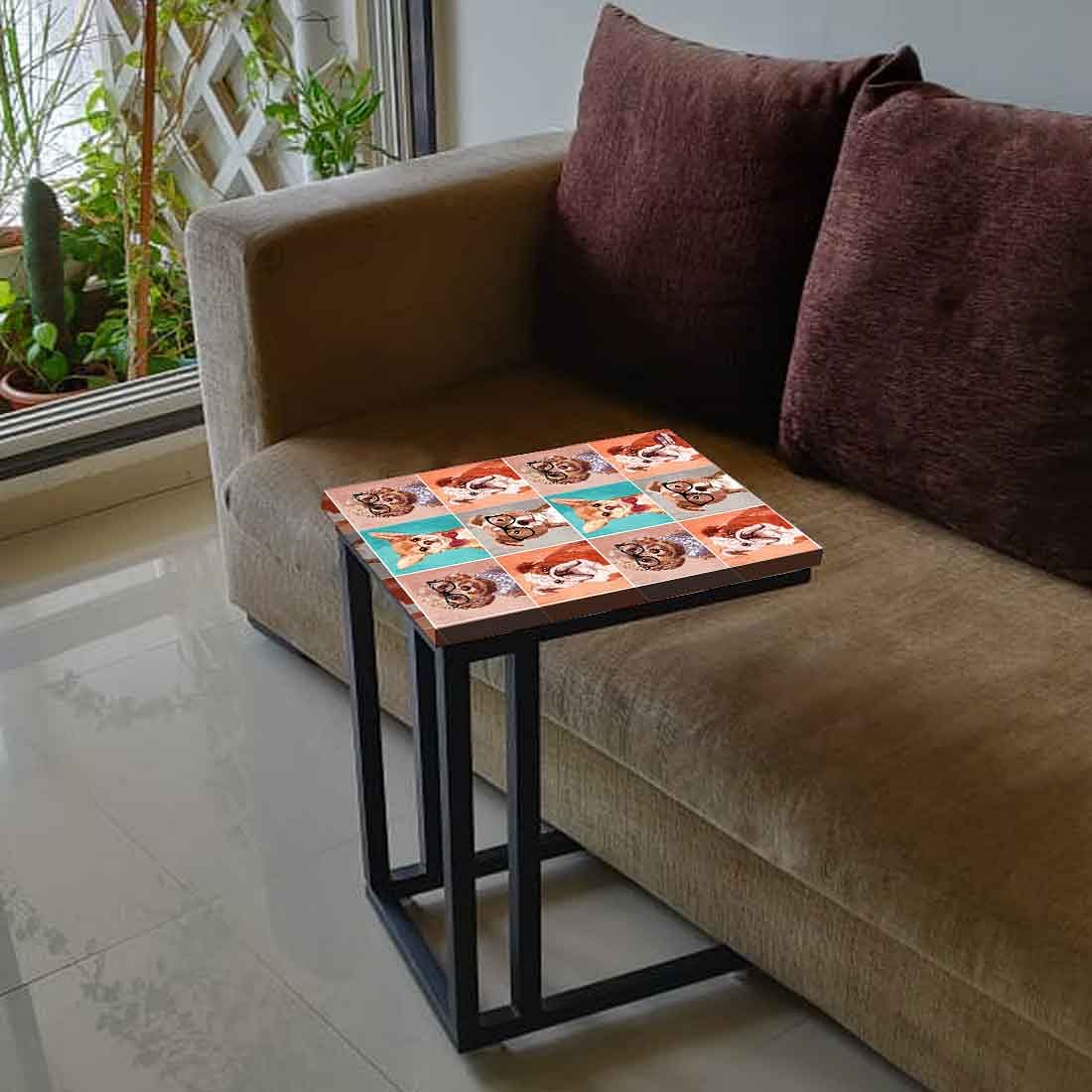 Designer Cute Metal C Table - Dog Design
