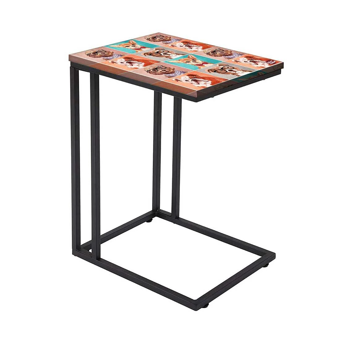 Designer Cute Metal C Table - Dog Design - Image 2
