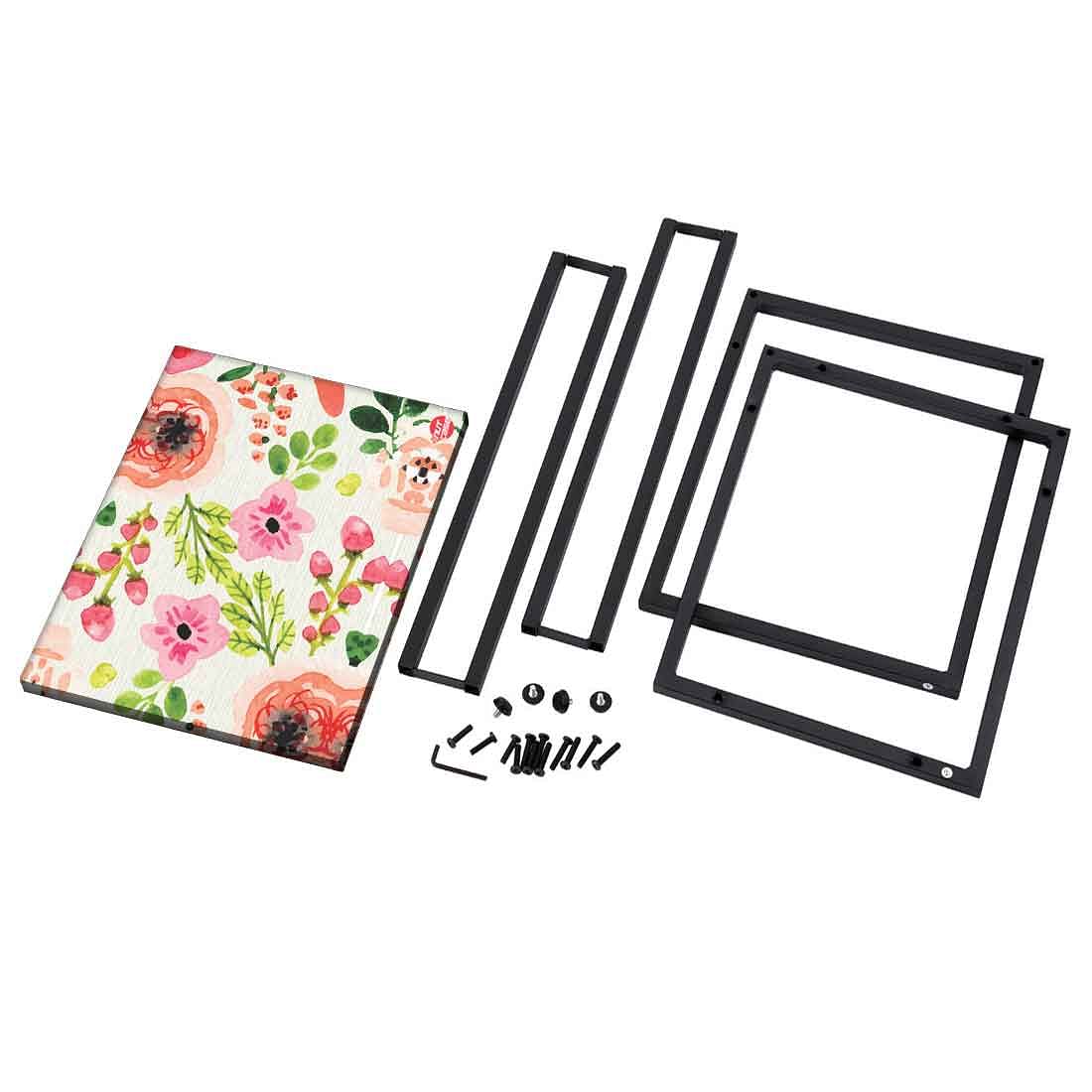 New Floral Metal C Table - Watercolor Flower - Image 8