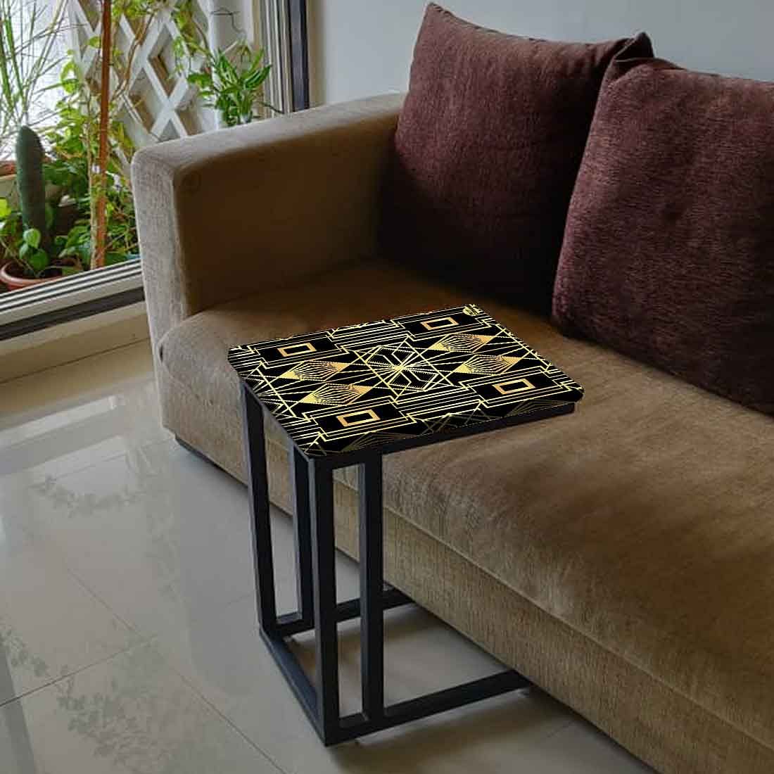 Designer Outdoor Metal C Table - Retro