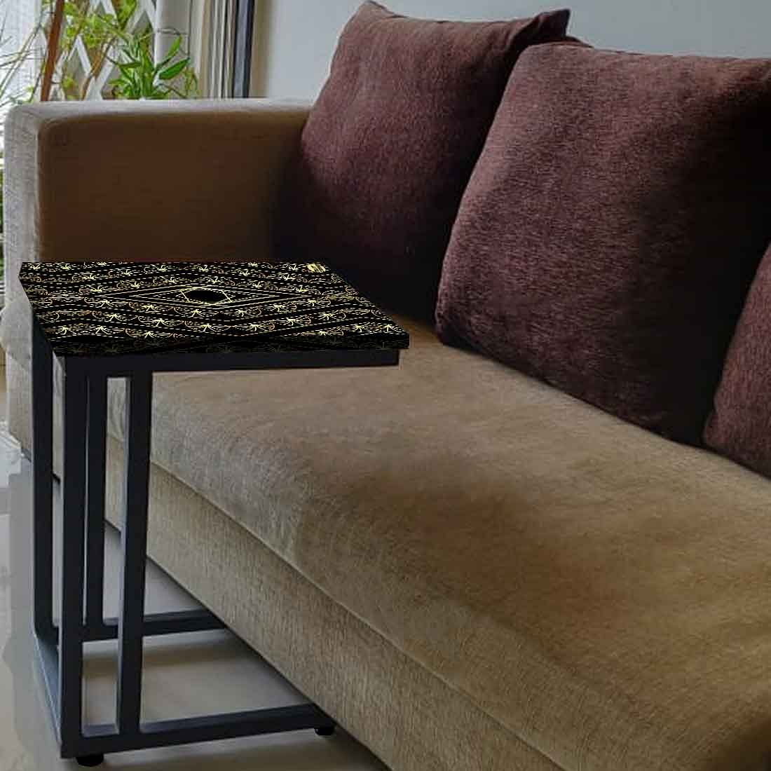 Outdoor Metal C Table - Retro Pattern - Image 3