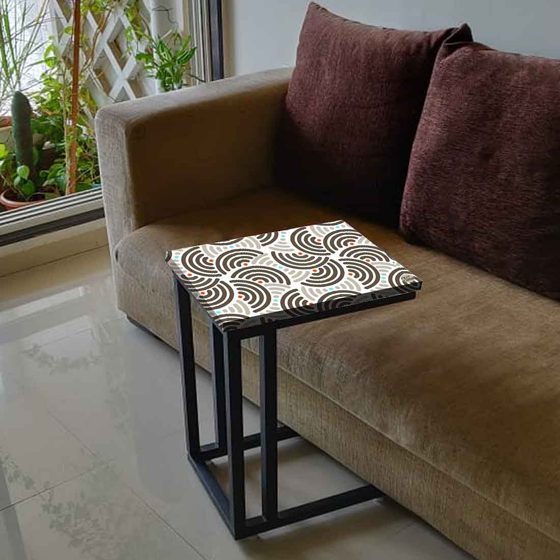 Amazing Modern C Side Table - Half Circle Pattern