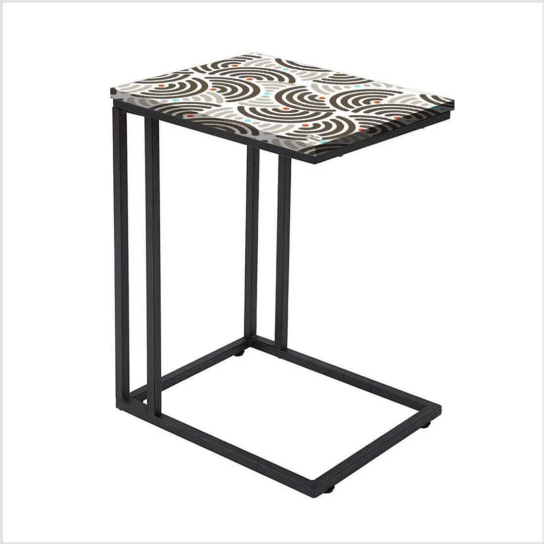 Amazing Modern C Side Table - Half Circle Pattern - Image 2