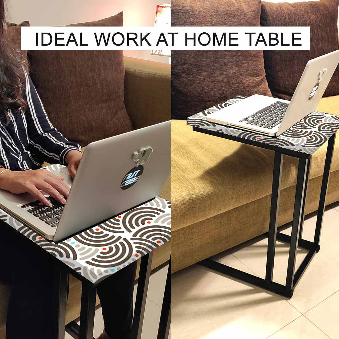 Amazing Modern C Side Table - Half Circle Pattern - Image 6