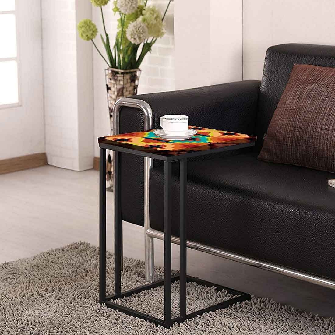 Latest Black C Shaped Table - Diamonds - Image 3