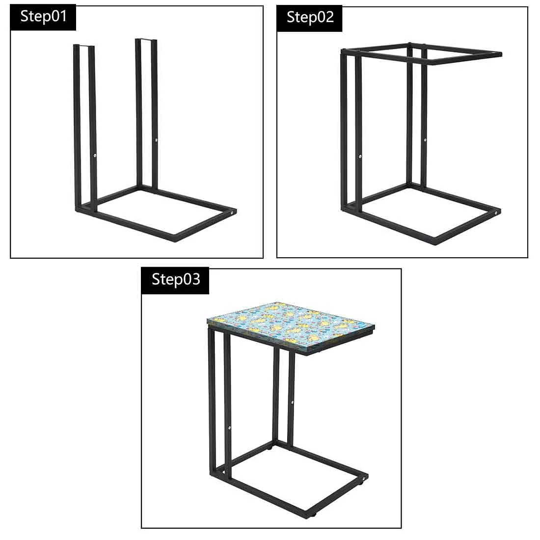 Kids Metal C Table Serving Tables-Baby Unicorn - Image 7
