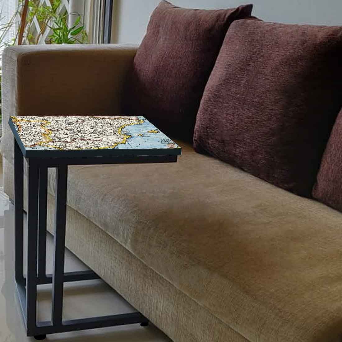 C Shaped End Table For Sofa  - Map - Image 3