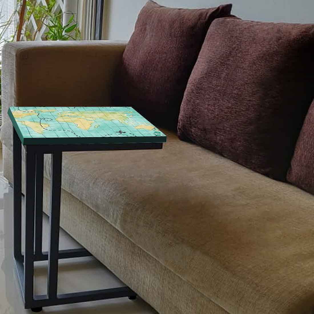 Designer Metal Sofa C Table - Treasure Map - Image 3