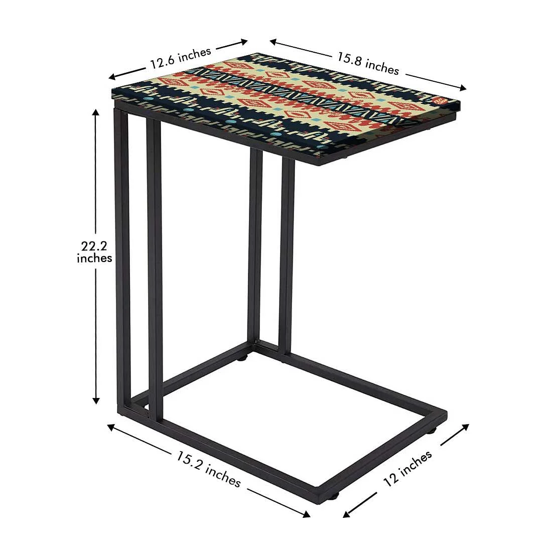 Modern Metal C Table - Mexican Design - Image 5