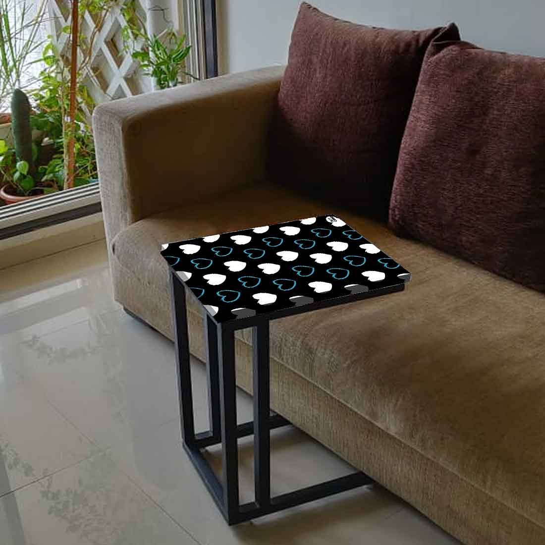 Beautiful Metal Sofa C Table  - Heart