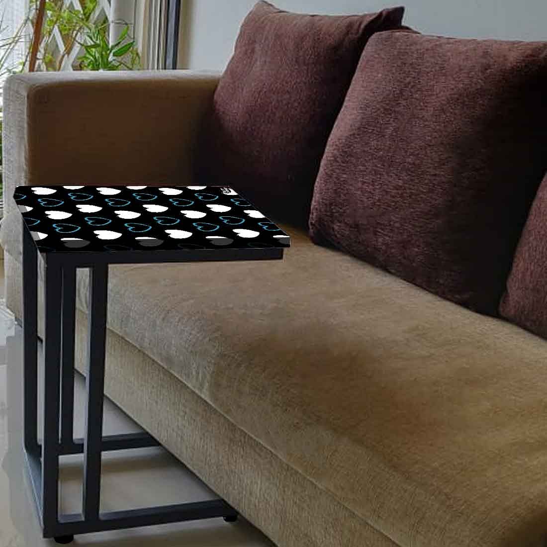 Beautiful Metal Sofa C Table  - Heart - Image 3