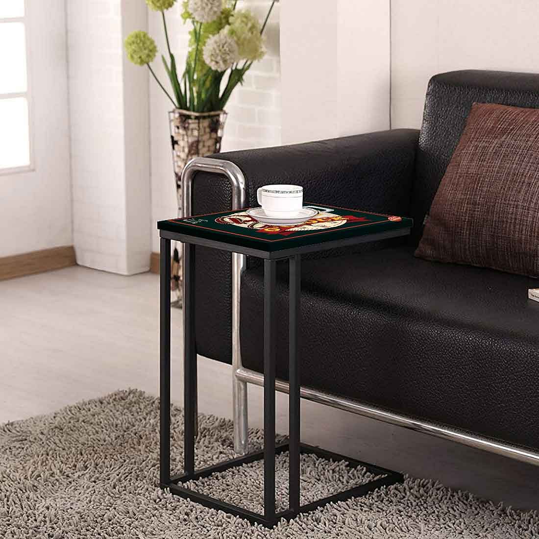 C Shaped Side Table For Sofa - Beer O'Clock - Image 4