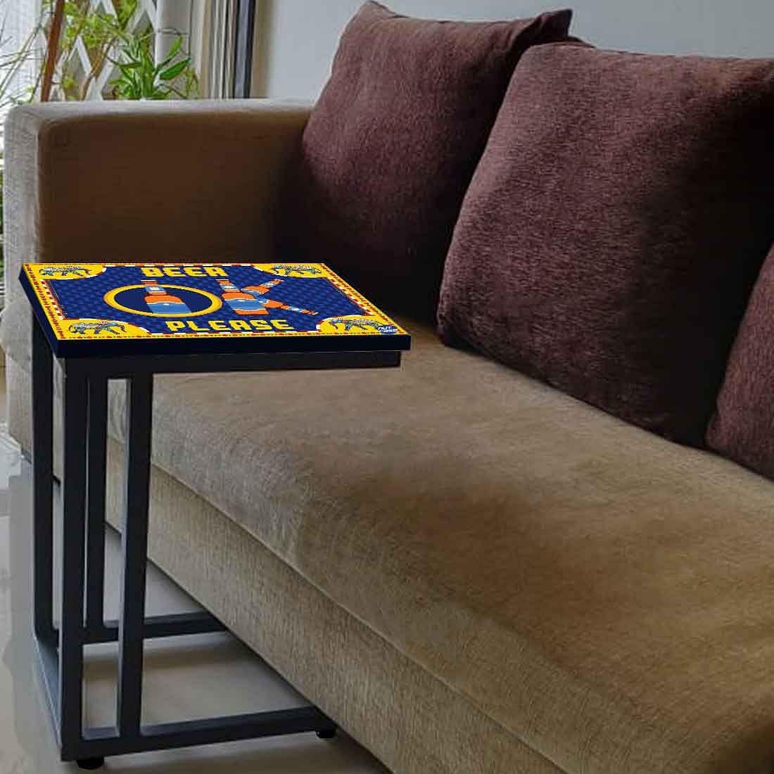 C Shaped End Table For Sofa - Beer Please - Image 3