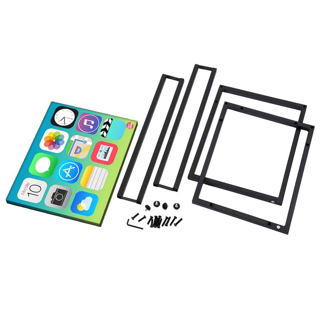 Designer Black Metal C Table - Icons - Image 8