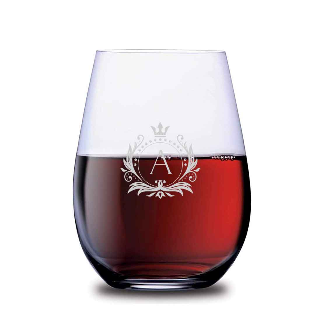 Engraved Whisky Glass Personalized Stemless Wine & Cocktail Glasses 400 ML - Image 3