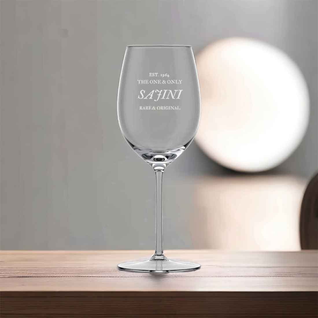 Engraved Wine Glass Personalized With Name For Men - Image 12
