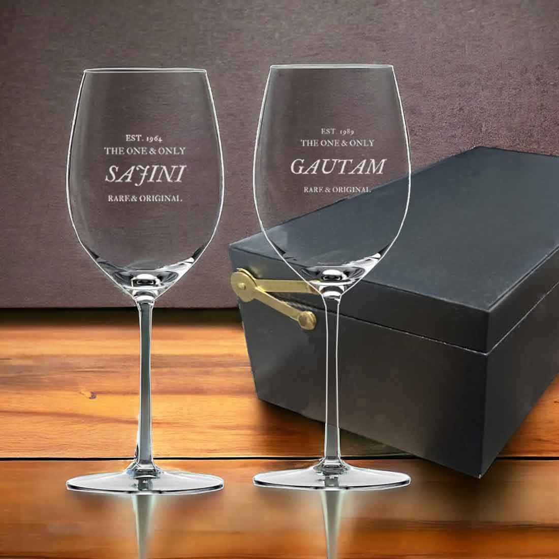 Engraved Wine Glass Personalized With Name For Men - Image 15