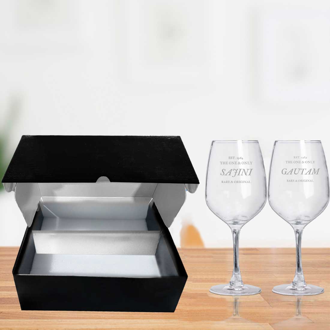 Engraved Wine Glass Personalized With Name For Men - Image 8