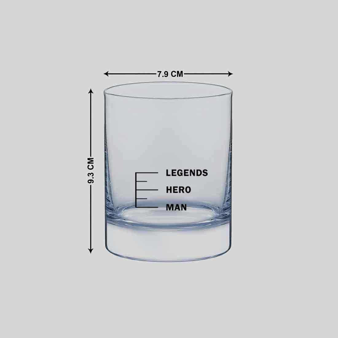 Engraving Whiskey Glass for Mixed Drinks Bourbon - LEGENDS HERO MAN - Image 10