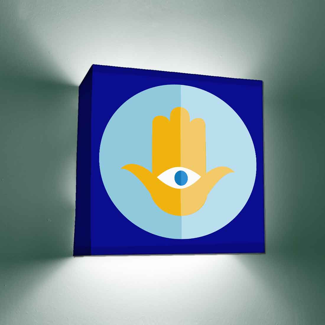 Wall Mount Lamp for Bedroom Living Room Decor - Evil Eye Protector