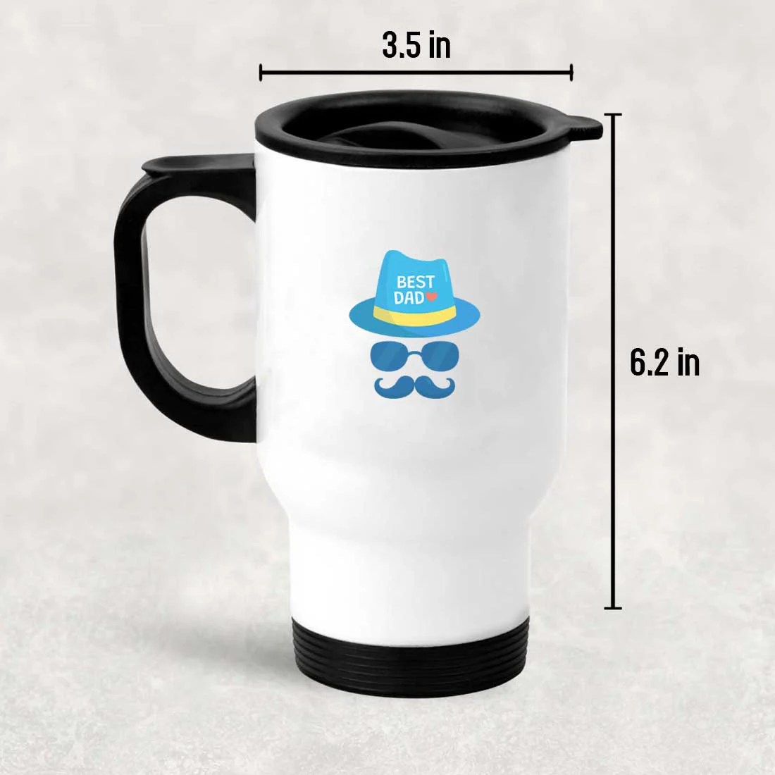 Father Coffee Mug – Insulated Travel Mug for Dad | Keeps Drinks Hot or Cold | Perfect Father’s Day Gift - Image 2