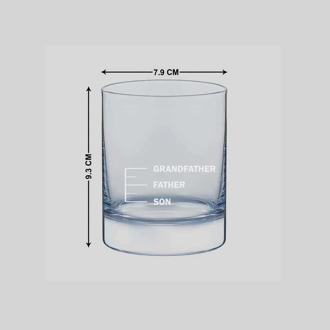 Fathers Day Presents Whiskey Glass With Measurements - Father Son - Image 6
