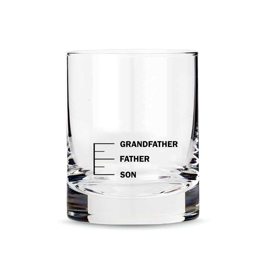 Fathers Day Presents Whiskey Glass With Measurements - Father Son - Image 7